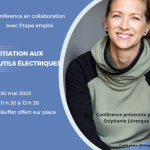 Conférence initiation aux outils électriques